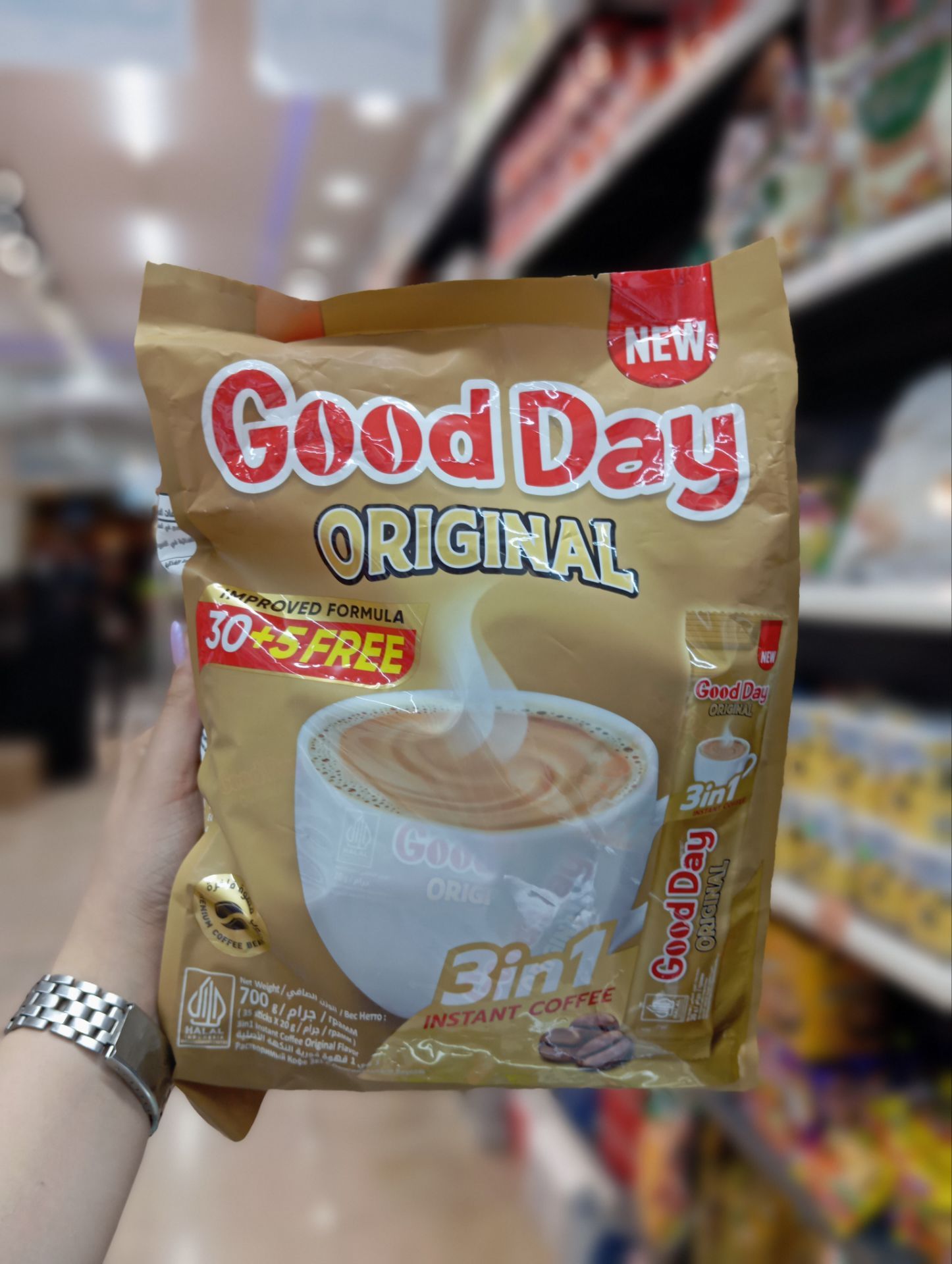کافی میکس گود دی ۳ در ۱ (اورجینال) اصل اصل Good Day 3in1 Instant Coffee Mix
