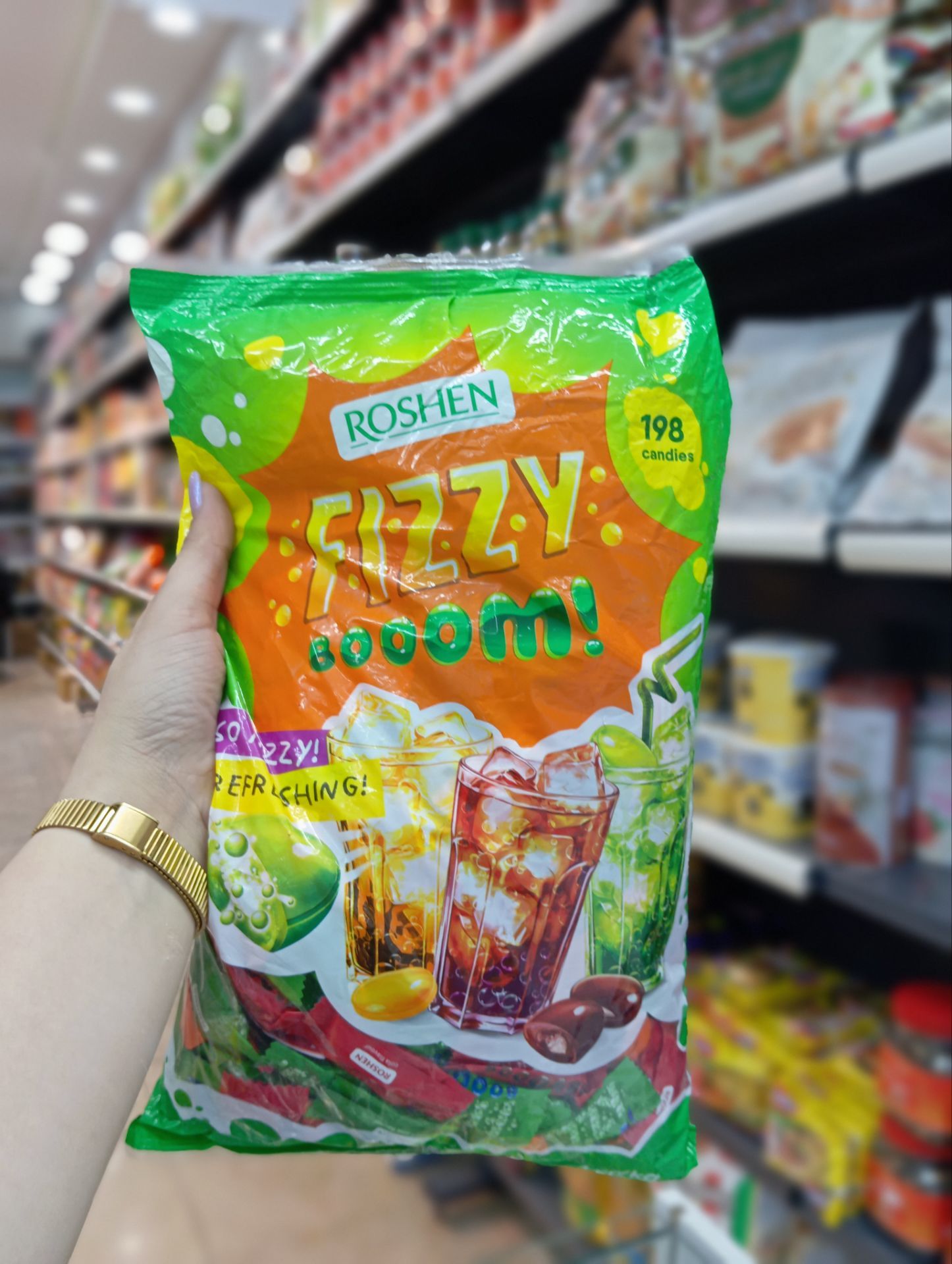 آبنبات فیزی روشن ROSHEN FIZZY اصل اصل