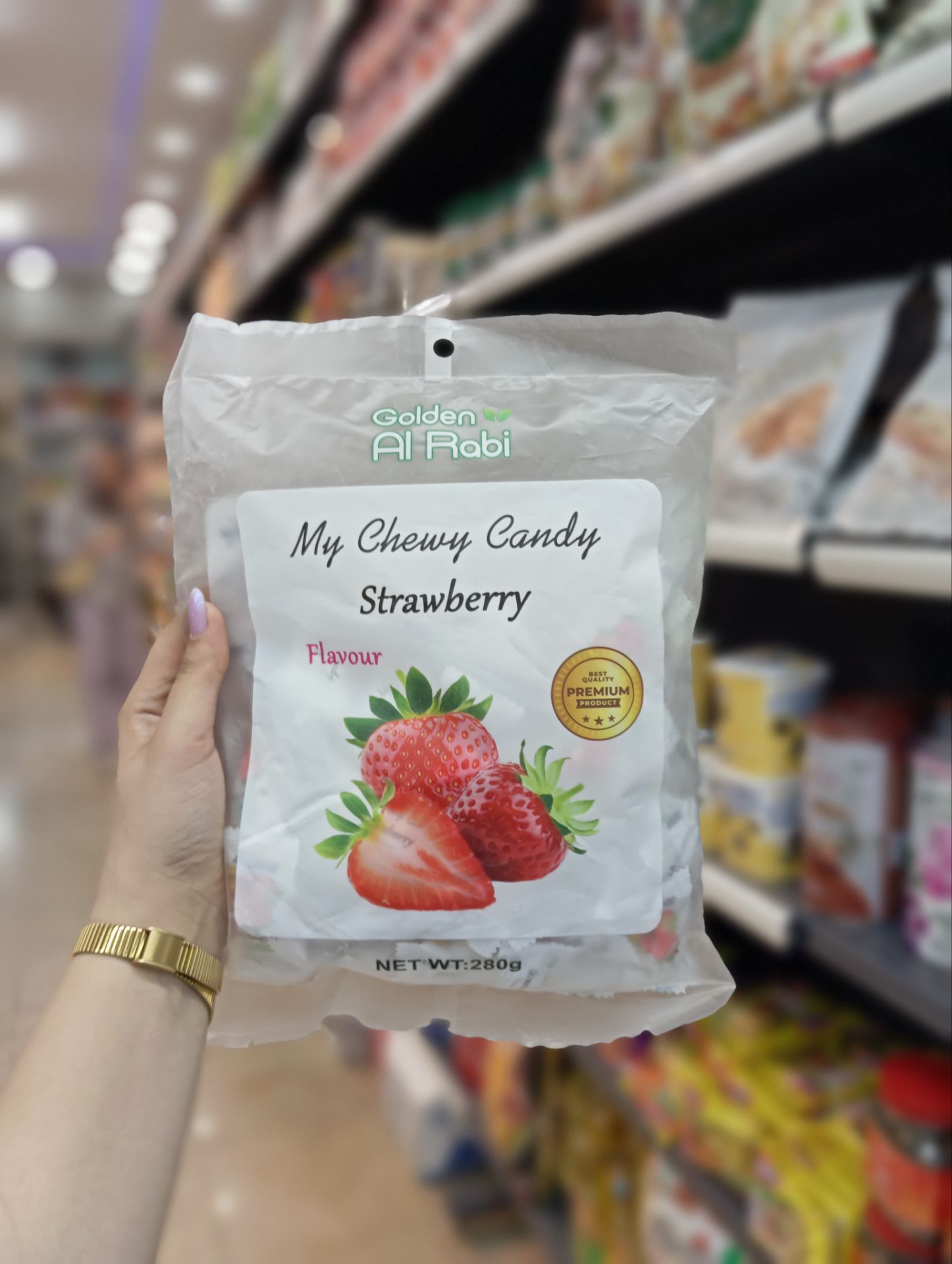 تافی موچی توت فرنگی اصل اصل