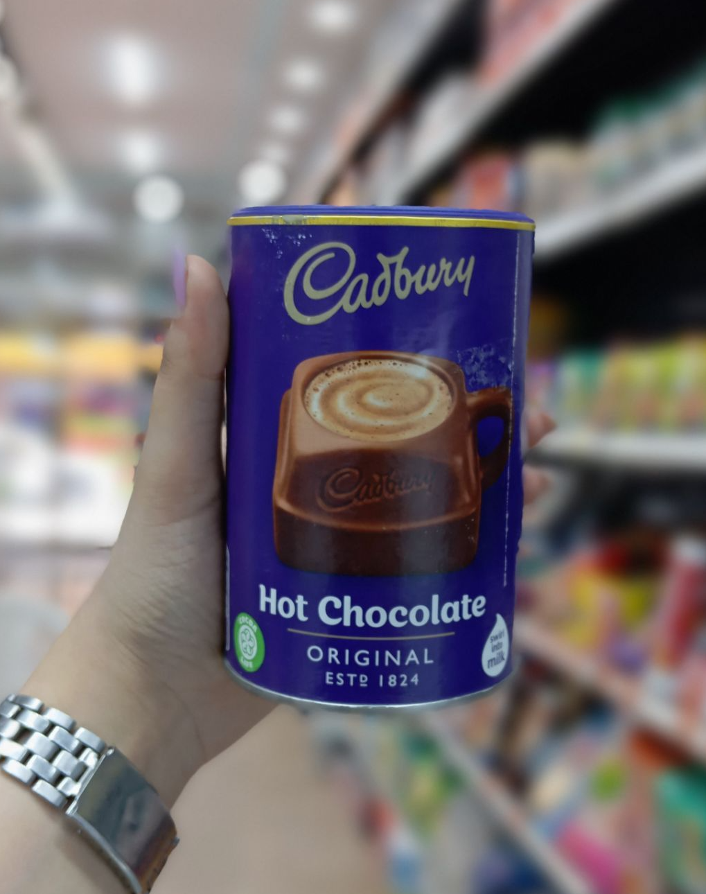 پودر هات چاکلت کدبری اصل اصل