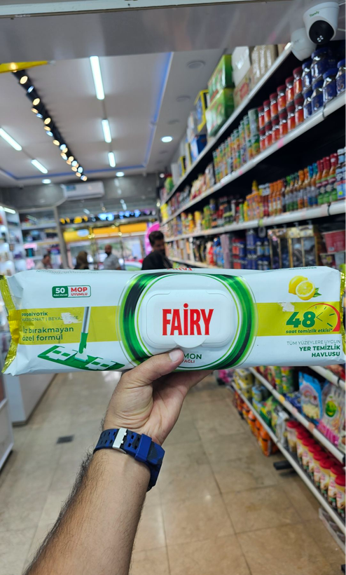 دستمال نظافت مخصوص تی فیری مدل LIMONYAGL بسته 50 عددی