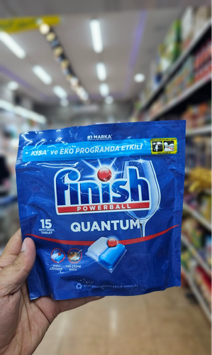 قرص ماشین ظرفشوییFinish Quantum All in 1 بسته15 عددی