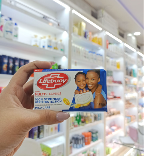 صابون آنتیباکتریال لایفبوی (Lifebuoy) مدل Mild Care حاوی مولتیویتامین وزن 175 گرم