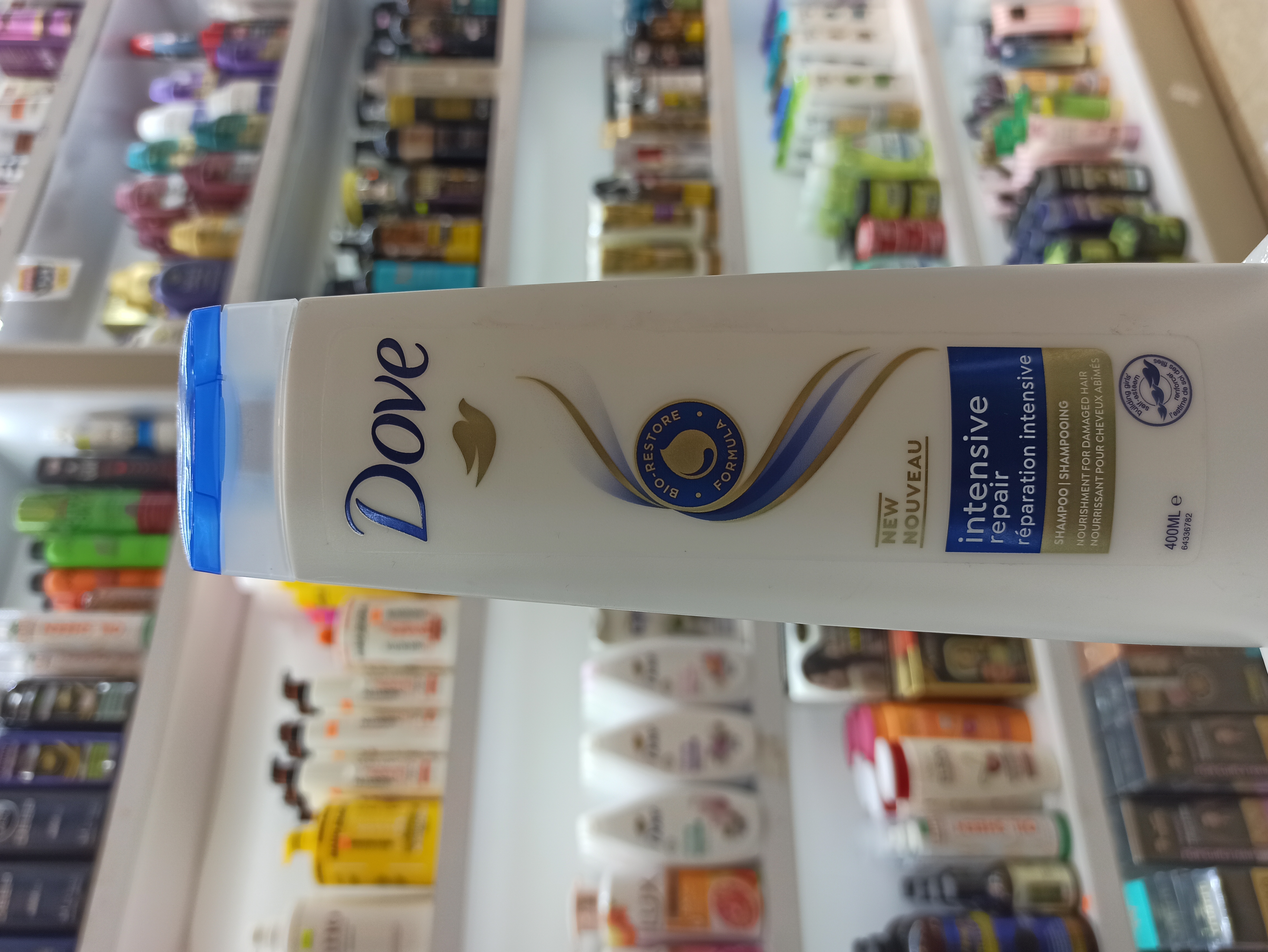 شامپو مو داو Dove مدل ترمیم عمیق Intensive Repair حجم 400 میلی لیتر