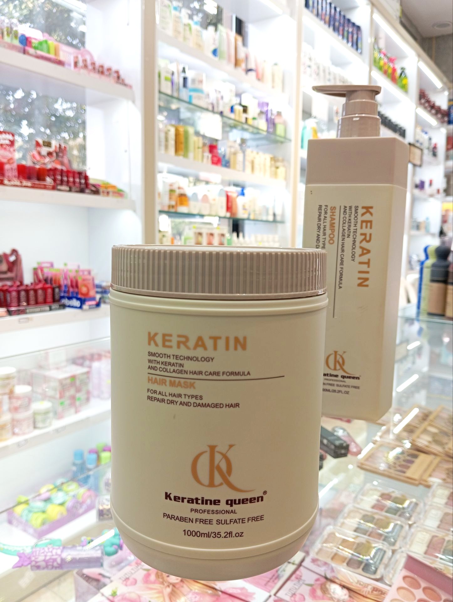 ماسک مو کراتین کویین 1000 میلی‌ لیتر  Keratine Queen Hair Mask