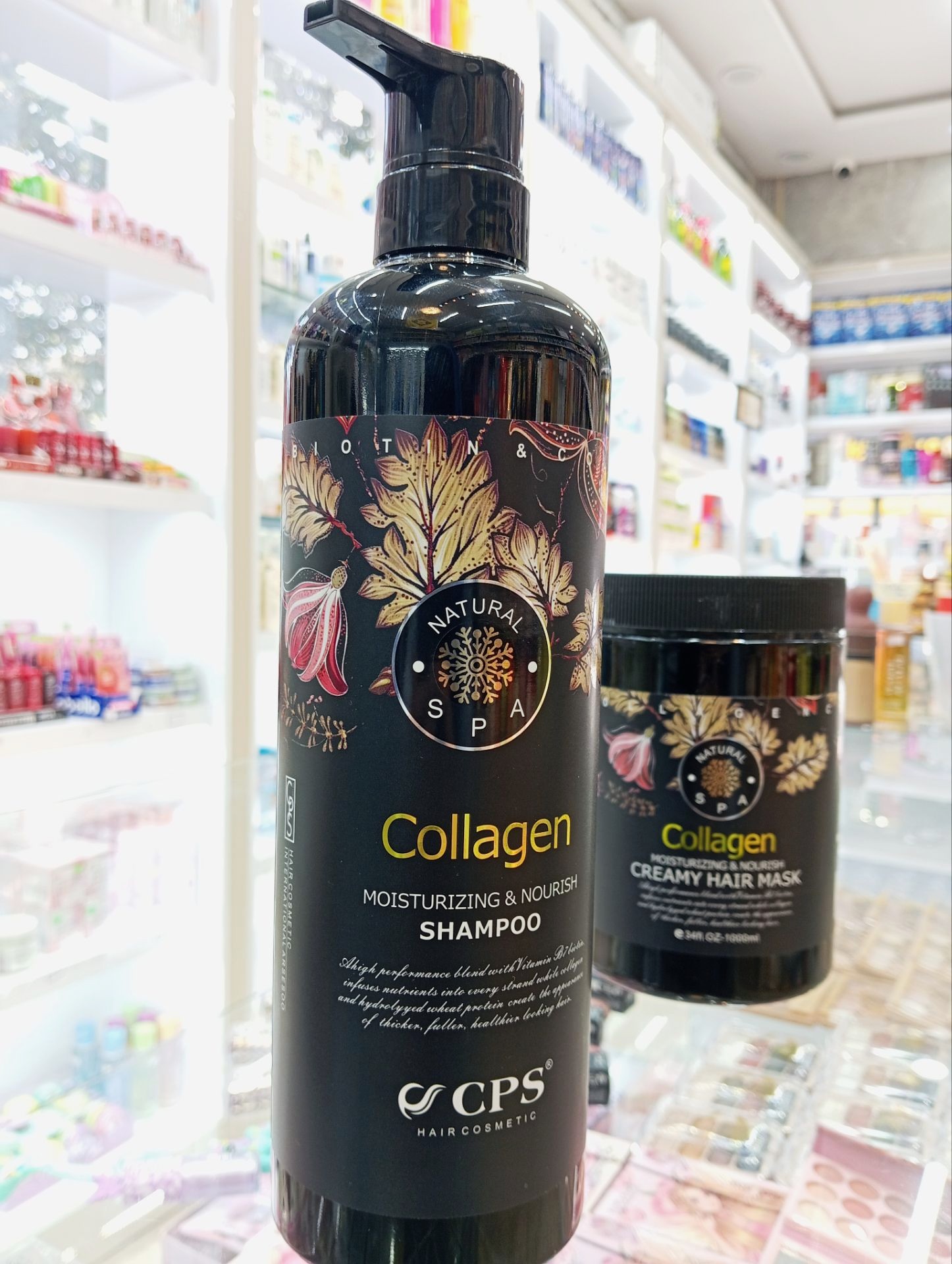شامپو مو فاقد سولفات سی پی اس CPS مدل Collagen حجم 900 میلی لیتر
