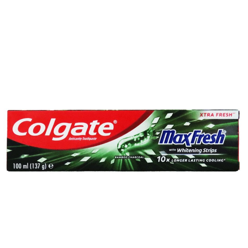 خمیر دندان کولگیت Colgate زغالی مدل max fresh حجم 100 میل