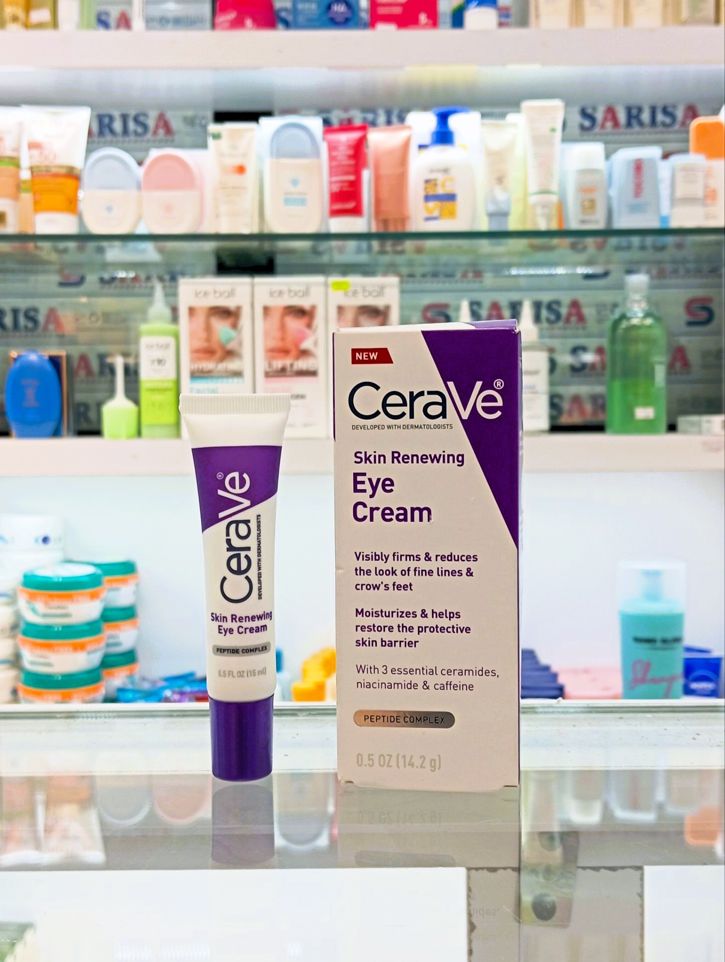 کرم دور چشم سراوی CeraVe مدل Skin Renewing حجم 15 میل