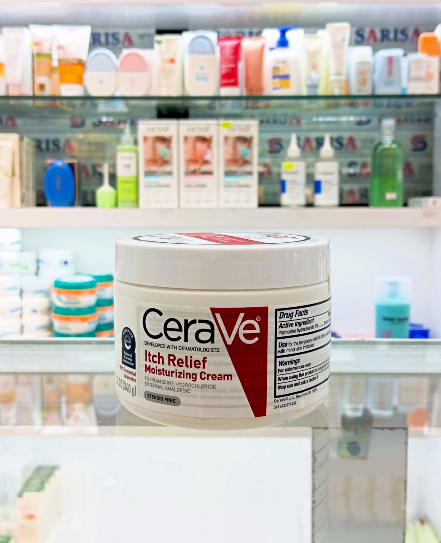 کرم کاسه‌ای مرطوب کننده و ضد خارش سراوی CeraVe دست و صورت