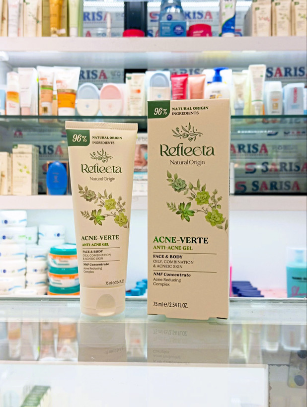 ژل ضد جوش صورت و بدن Acne verte رفلکتا 75 میلی لیتر