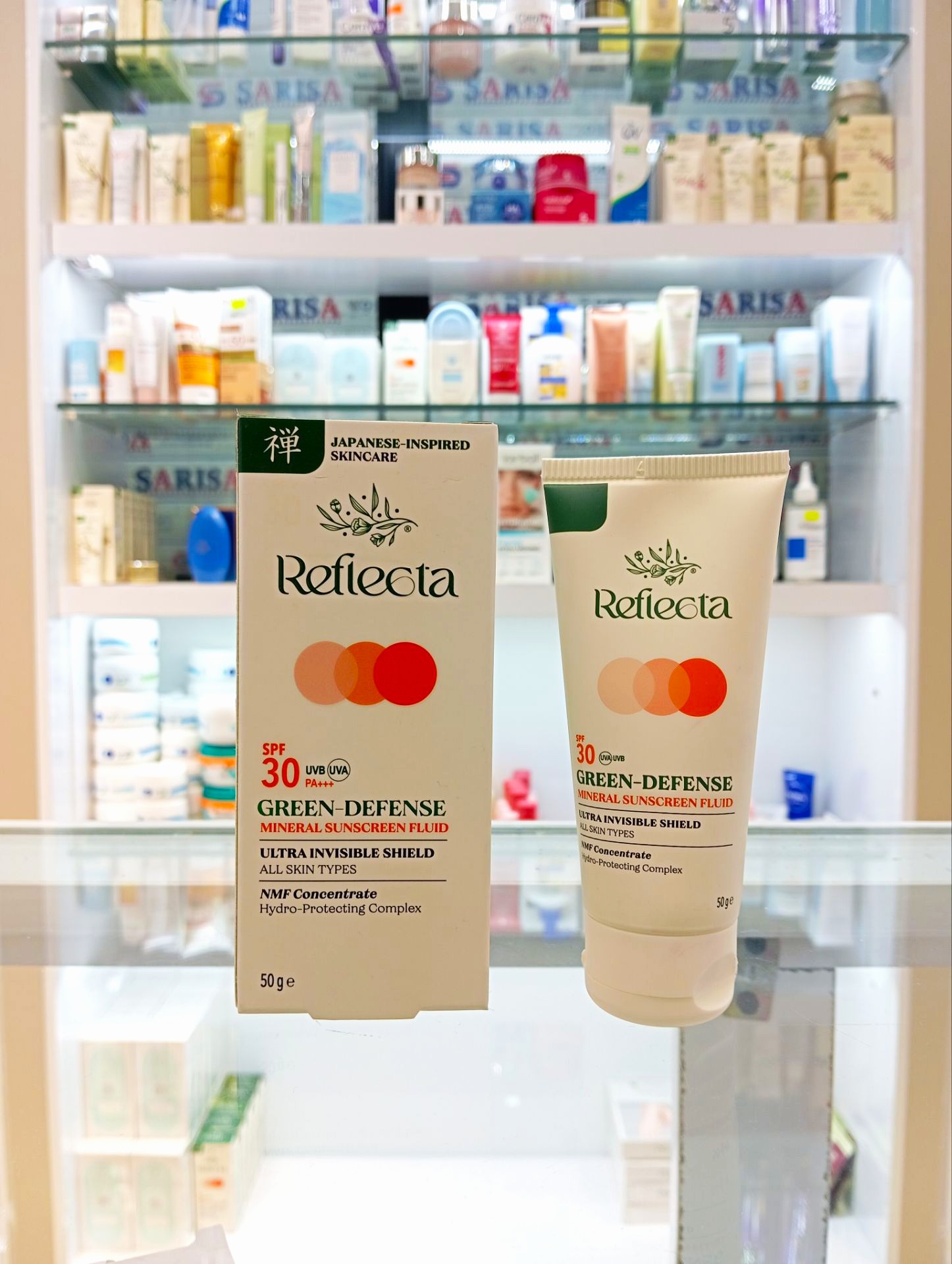 فلوئید ضد آفتاب مینرال رفلکتا SPF30 مناسب انواع پوست ۵۰ گرم