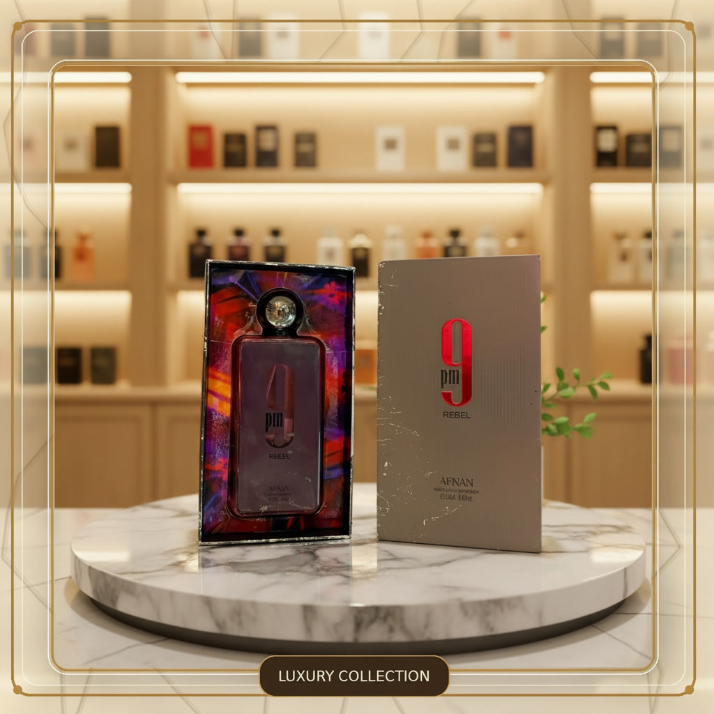 عطر ادکلن افنان مدل 9pm ناین پی ام خاکستری 100 میل