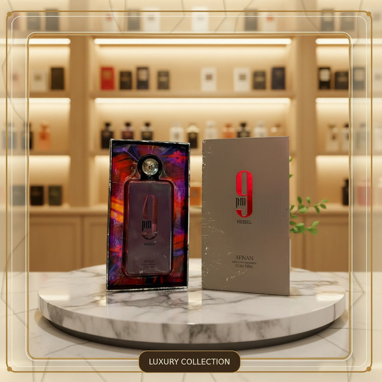 عطر ادکلن افنان مدل 9pm ناین پی ام خاکستری 100 میل