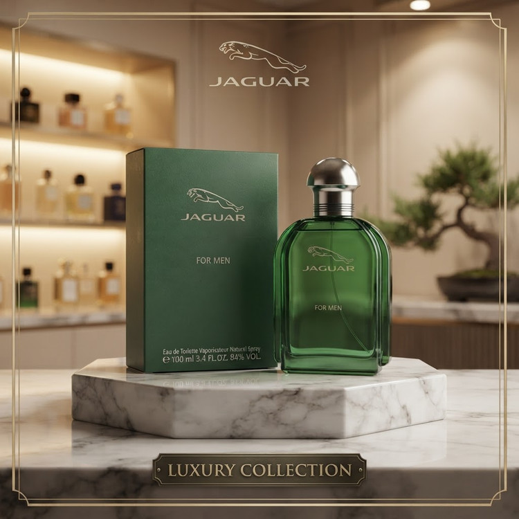 ادکلن مردانه جگوار سبز Jaguar for Men حجم 100 میل