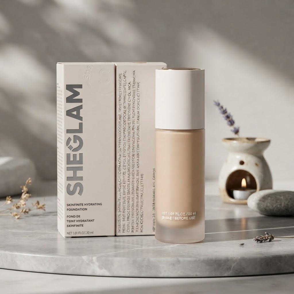 کرم پودر آبرسان Skinfinite Hydrating شیگلم SHEGLAM حجم ۳۰ میلی لیتر رنگ Shell