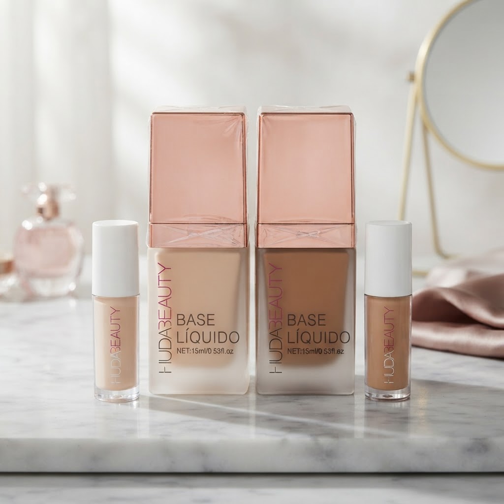 کرم پودر هدا بیوتی Huda Beauty (برای انتخاب رنگ مورد نظر تماس بگیرید)