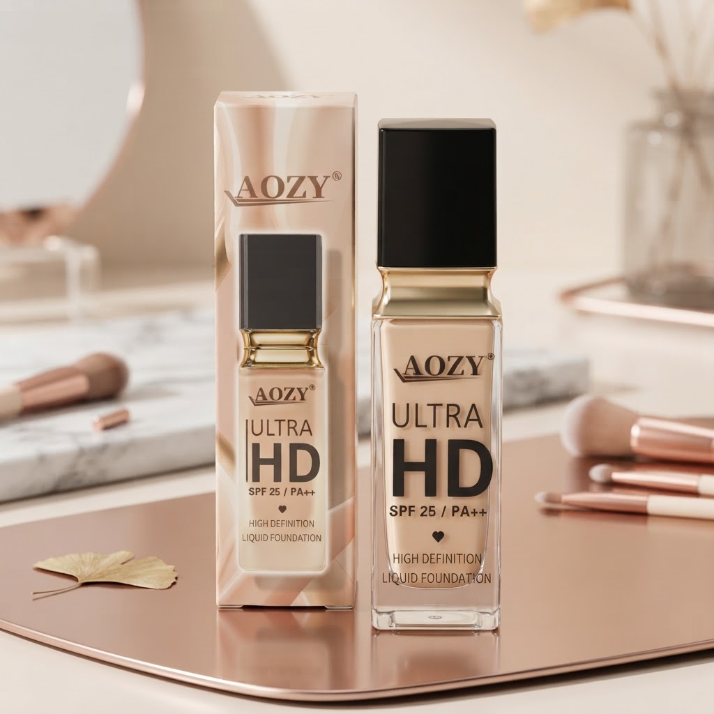 کرم‌پودر مایع ++AOZY Ultra HD SPF 25 / PA با کیفیت بالا