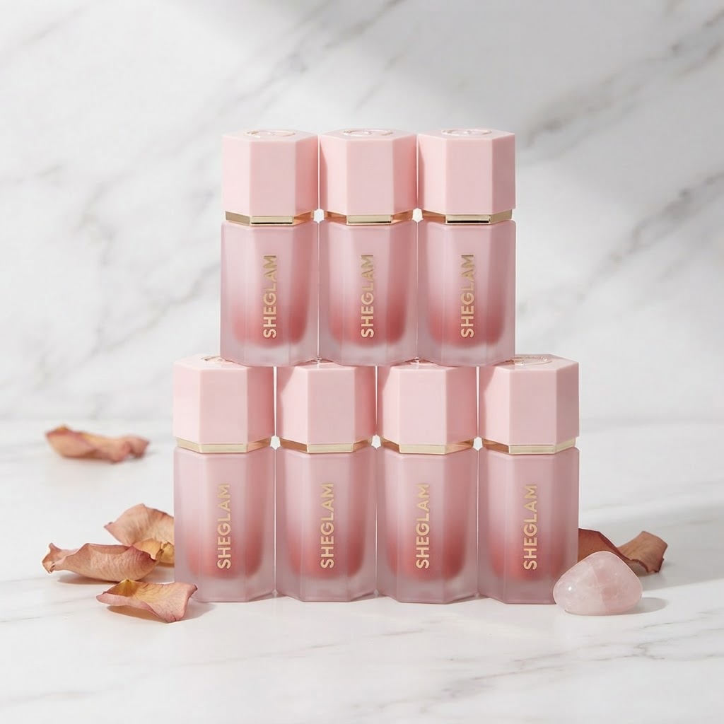 رژگونه مایع پد دار شیگلم SHEGLAM مدل Bloom