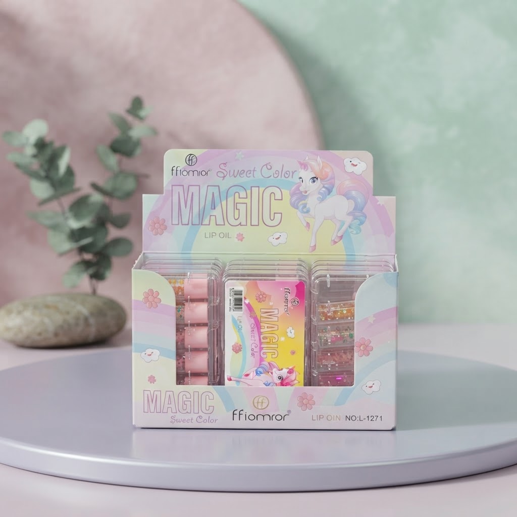 پک 6 عددی برق لب مدل Magic Sweet Color