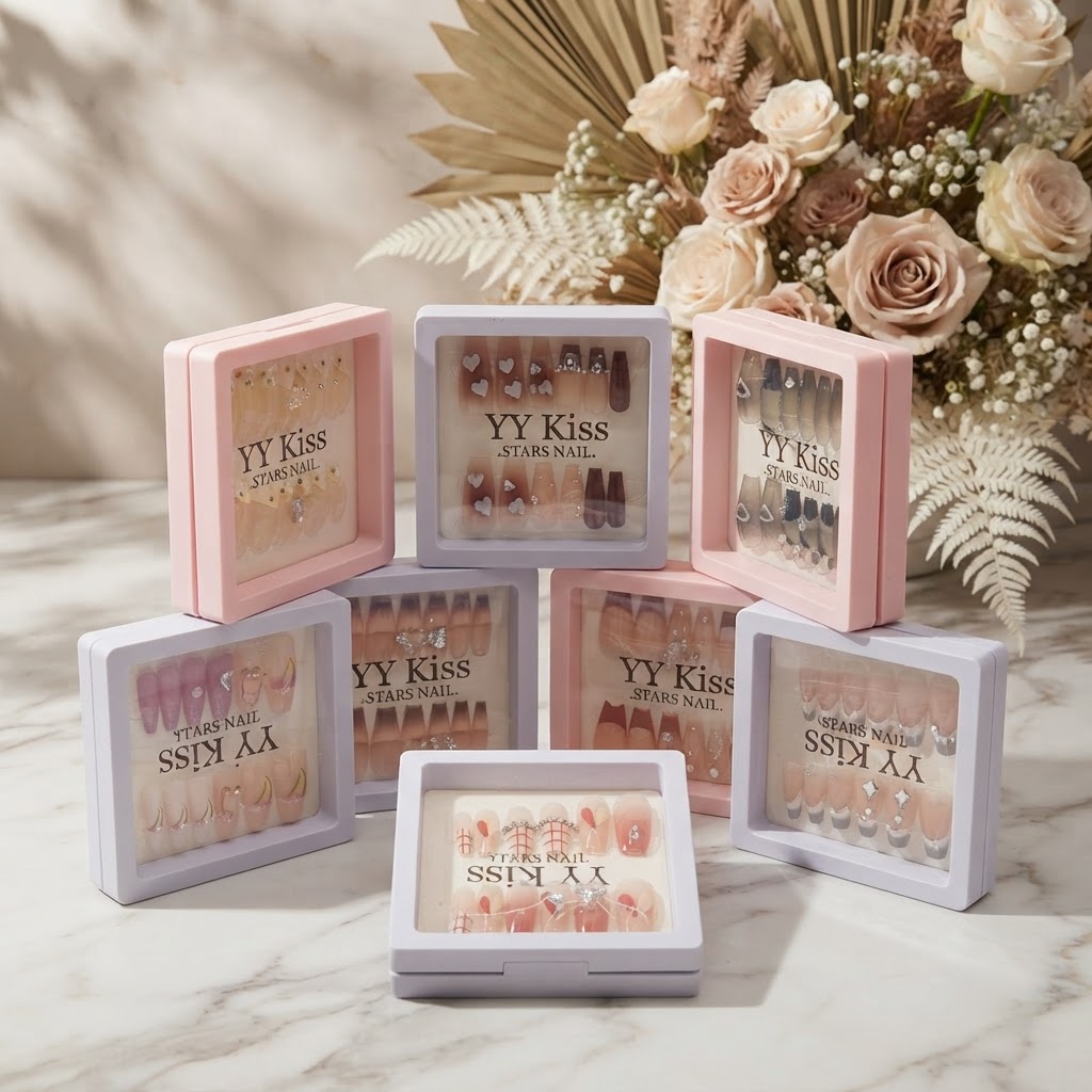 پک ناخن مصنوعی 12 عددی YY Kiss - Stars Nail  (برای انتخاب رنگ و طرح مورد نظر تماس بگیرید)