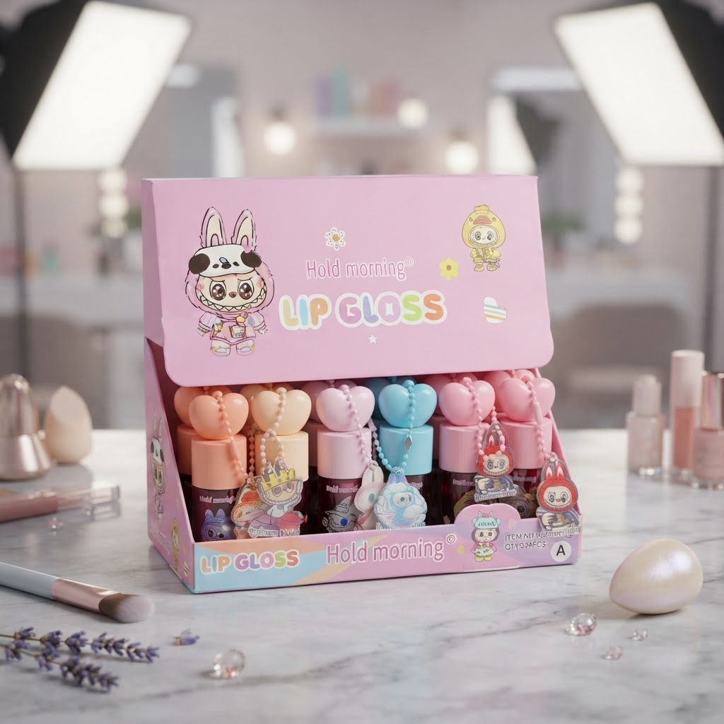 لیپ گلس Lip Gloss مدل لبوبو Hold Morning  (برای انتخاب رنگ مورد نظر تماس بگیرید)