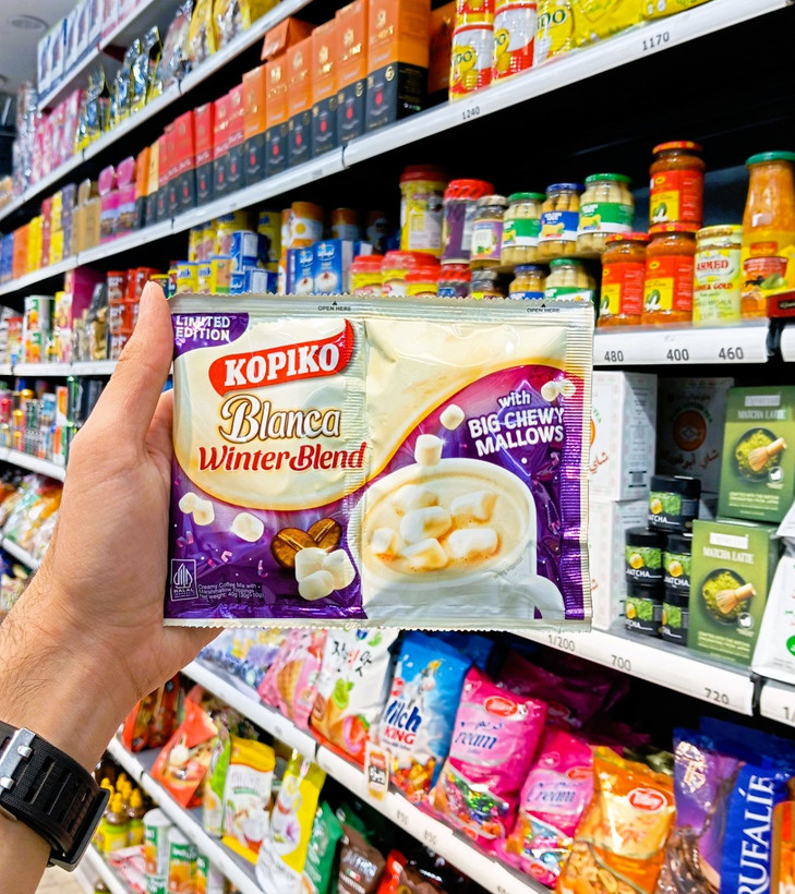 کافی میکس کوپیکو بلانکا KOPIKO Blanca با مارشمالو 10 عددی مدل Winter Blend
