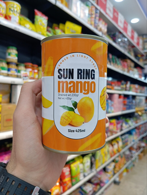 کمپوت انبه سان رینگ Sun Ring حجم ۴۲۵ میل