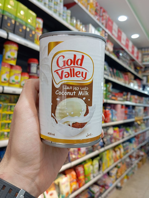 شیر نارگیل گلد ولی Gold Valley بدون شکر ۴۰۰ میل