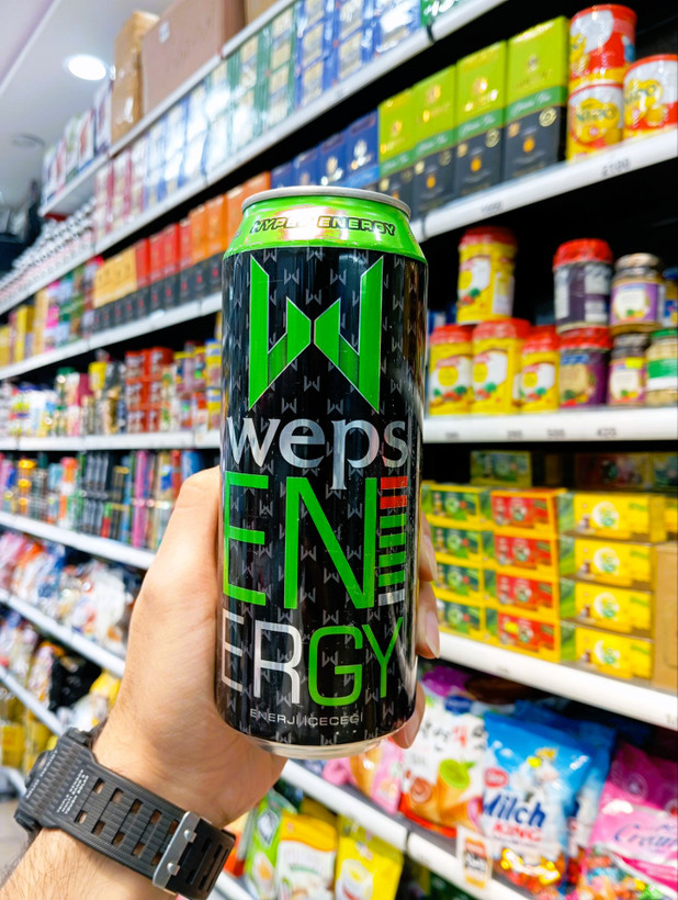 نوشیدنی انرژی زا وپس WEPS حجم 500 میلی لیتر اصل
