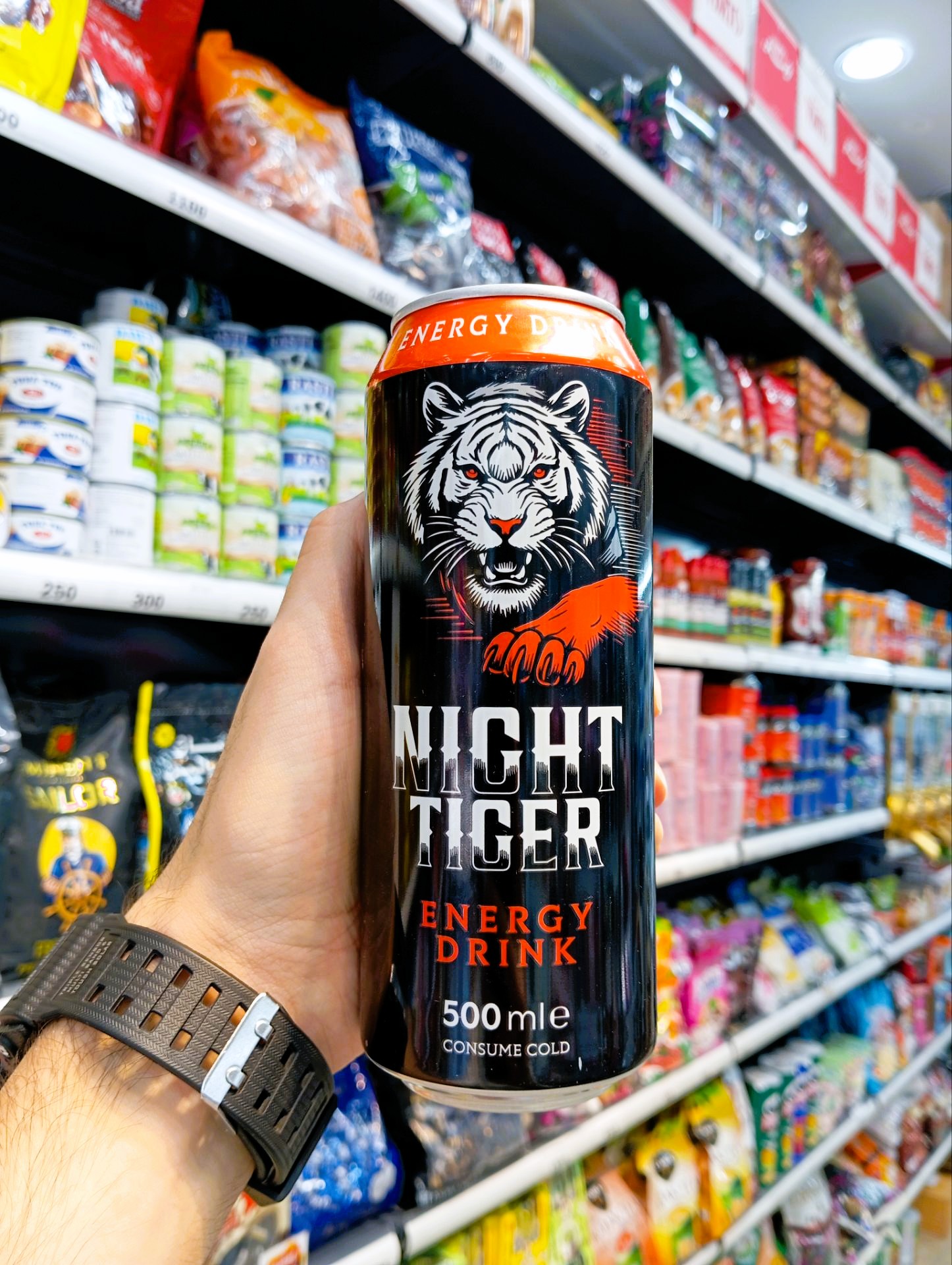 نوشیدنی انرژی زا نایت تایگر Night Tiger اصل ترکیه
