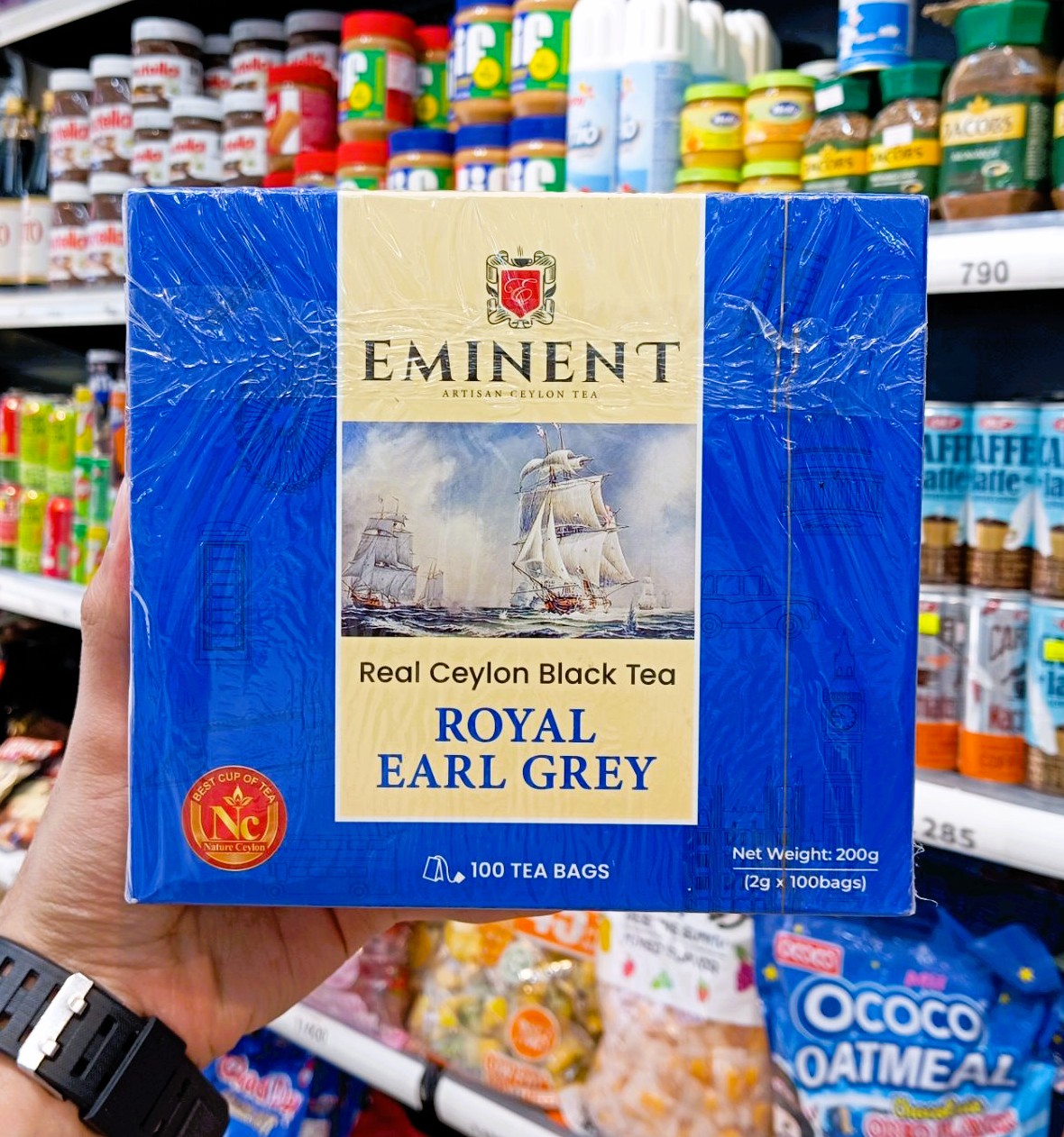 چای کیسه‌ای عطری EMINENT امیننت ۱۰۰ عددی | چای سیاه معطر