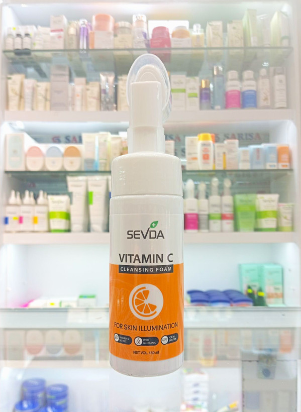 فوم شستشوی صورت سودا مدل Vitamin C ۱۵۰ میلیلیتر – پاکسازی روزانه با طراوت و شادابی